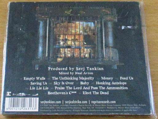 SERJ TANKIAN Elect the Dead CD