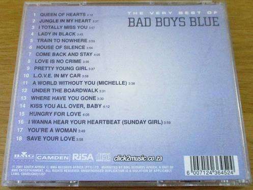 BAD BOYS BLUE The Very Best Of CD [Shelf Z x 2]