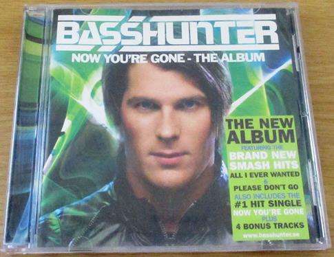 BASSHUNTER Now You're Gone - The Album CD [Shelf Z x 2]