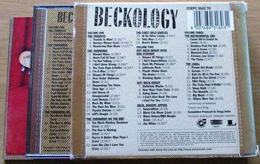 JEFF BECK Beckology 3xCD + BOOKLET