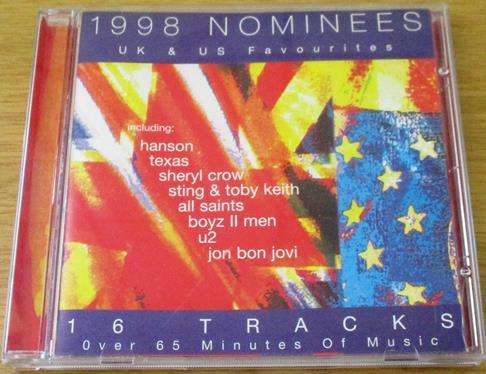 1998 NOMINEES UK & US FAVOURITES CD [Shelf Z x 1]