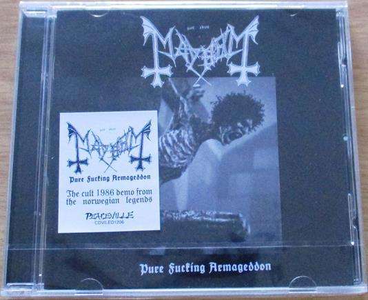 MAYHEM Pure F*cking Armageddon CD