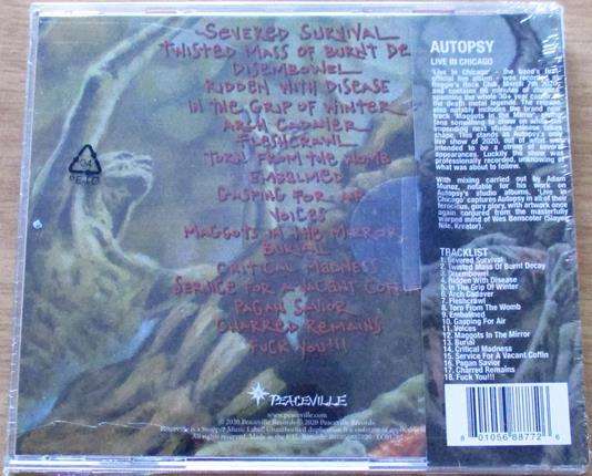 AUTOPSY Live In Chicago CD