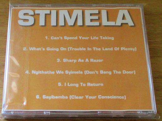 STIMELA Trouble In The Land Of Plenty Cat# CDGSP 3034 No Bar Code