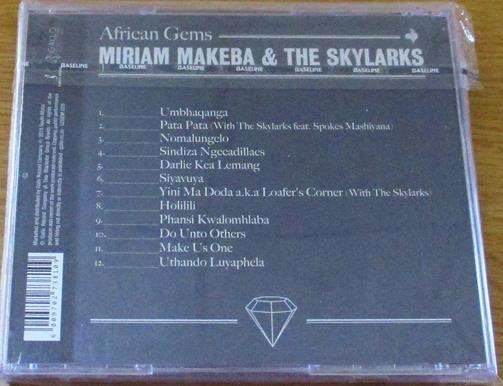 MIRIAM MAKEBA & the SKYLARKS African Gems CD