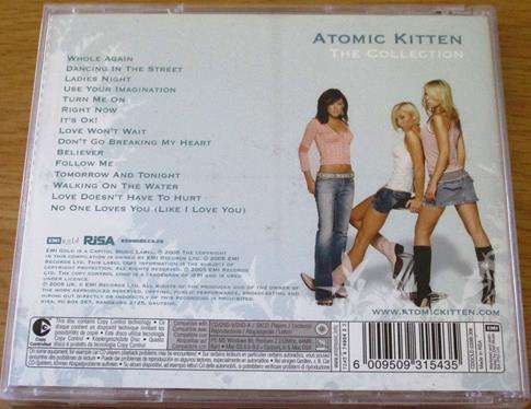 ATOMIC KITTEN The Collection CD [Shelf Z x 1]