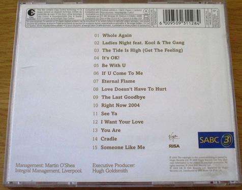 ATOMIC KITTEN The Greatest Hits CD [Shelf Z x 1]