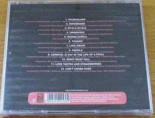 MIRIAM MAKEBA The Many Voices of CD