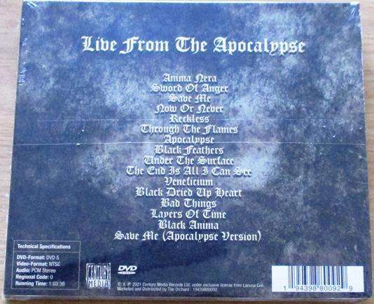 LACUNA COIL Live From The Apocalypse Digipak CD+DVD