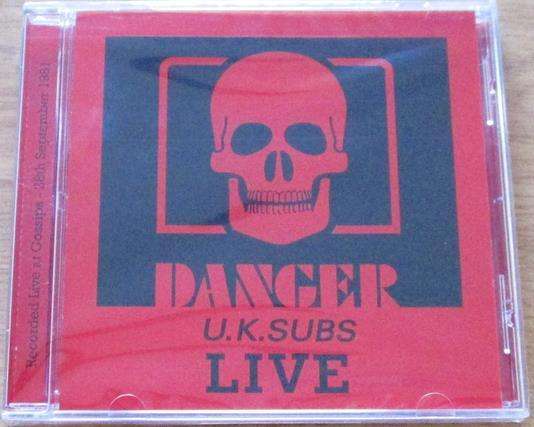 UK SUBS Danger (U.K. Subs Live) CD