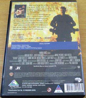 SOLDIER Kurt Russell DVD [BBOX 3]
