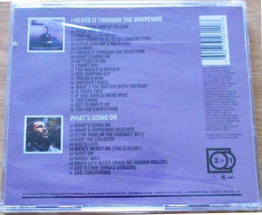 MARVIN GAYE I Heard It Through The Grapevine + What's Going On 2xCD