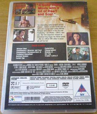 S.W.A.T. Colin Farrell Samuel L Jackson DVD [BBOX 3]
