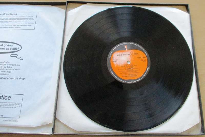 GEORGE HARRISON All Things Must Pass 3xLP VINYL RECORD