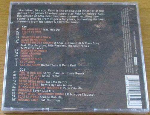 FEMI KUTI The Definitive Collection 2xCD