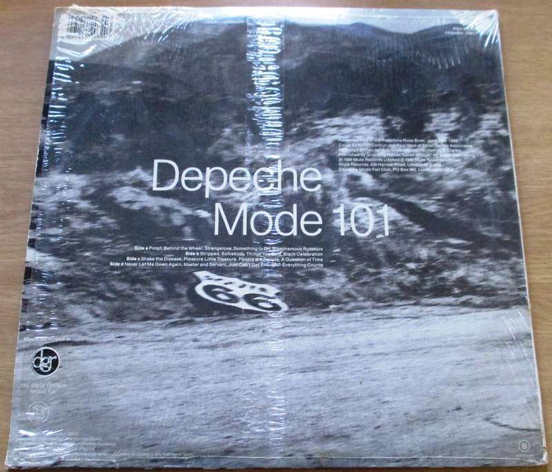 DEPECHE MODE 101 2xLP VINYL RECORD