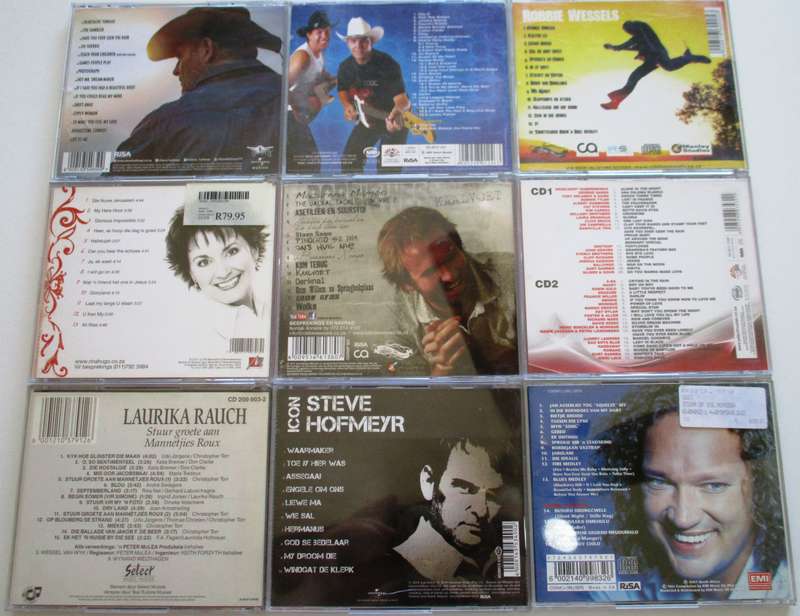 WHOLESALE LOT MALE Afrikaans Pop 9xCDs [Classical Box 2]
