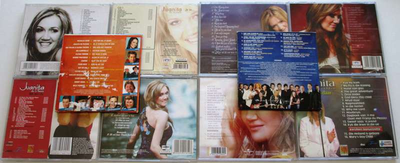 WHOLESALE LOT JUANITA DU PLESSIS POP 8xCDs [msr]
