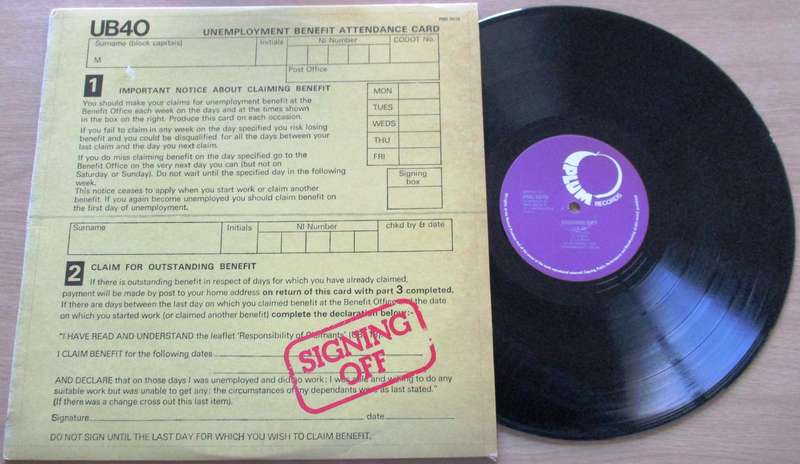 UB40  Signing Off LP VINYL RECORD