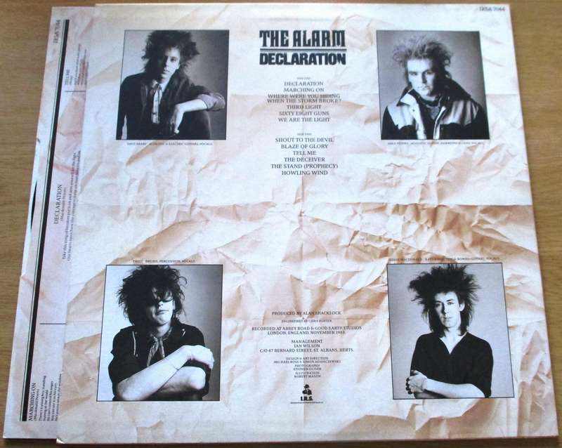 THE ALARM Declaration LP VINYL RECORD