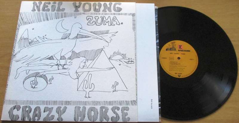 NEIL YOUNG Zuma LP VINYL RECORD
