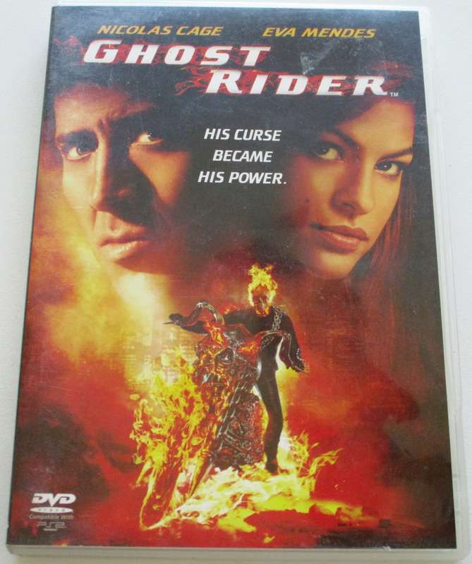 GHOST RIDER Nicholas Cage Eva Mendes DVD [BBOX 5]