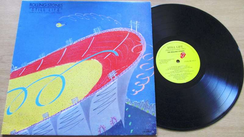 ROLLING STONES Still Life American Concert 1981  LP VINYL RECORD