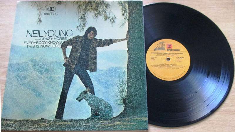 NEIL YOUNG with CRAZY HORSE Everybody Knows This is Nowhere LP VINYL RECORD