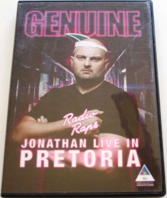 RADIO RAPS JONATHAN LIVE IN PRETORIA DVD [SA SHELF]