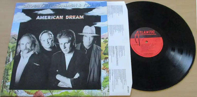 CROSBY STILLS NASH & YOUNG American Dream LP VINYL RECORD