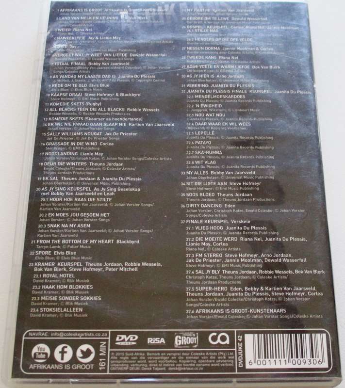 AFRIKAANS IS GROOT 2014 Die Konsert DVD