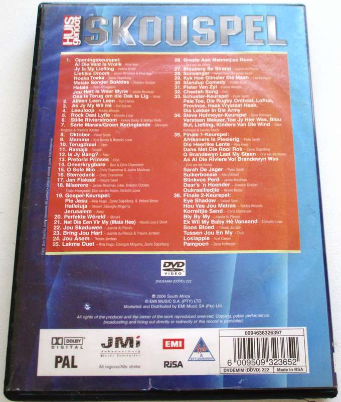 SKOUSPEL 2006 DVD