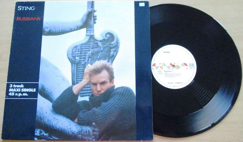 STING Russians 12" Maxi Single VINYL RECORD