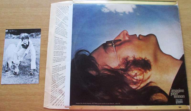 JOHN LENNON Imagine LP VINYL RECORD