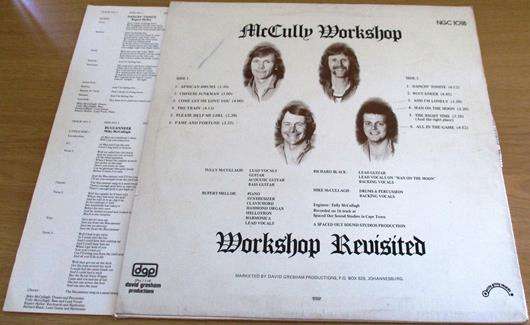 MCCULLY WORKSHOP Workshop Revisited South African Pressing VINYL Record [NGC1018 - SA - 1988]