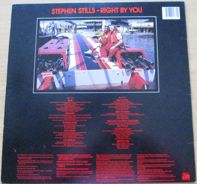 STEPHEN STILLS Right by You LP VINYL RECORD