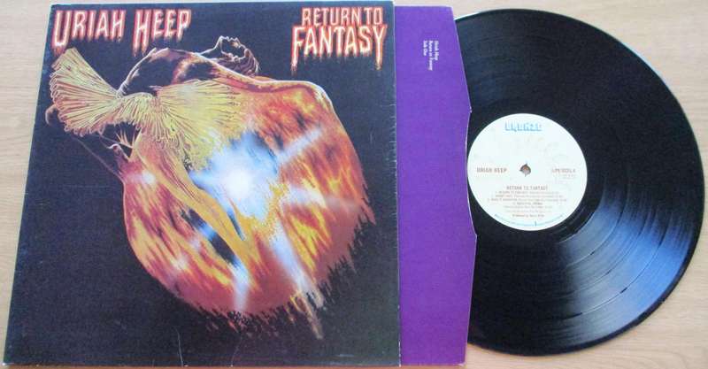 URIAH HEEP Return to Fantasy LP VINYL RECORD