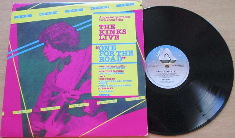 THE KINKS Live One for the Road 2xLP VINYL RECORD