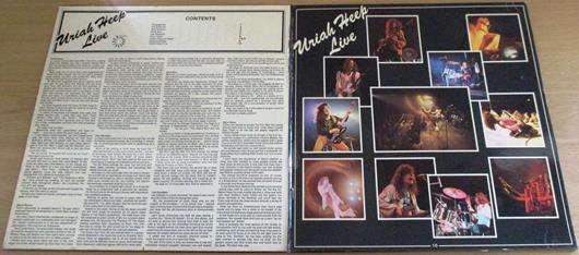 URIAH HEEP Live January 1973 2xLP VINYL Record [ISLD1]