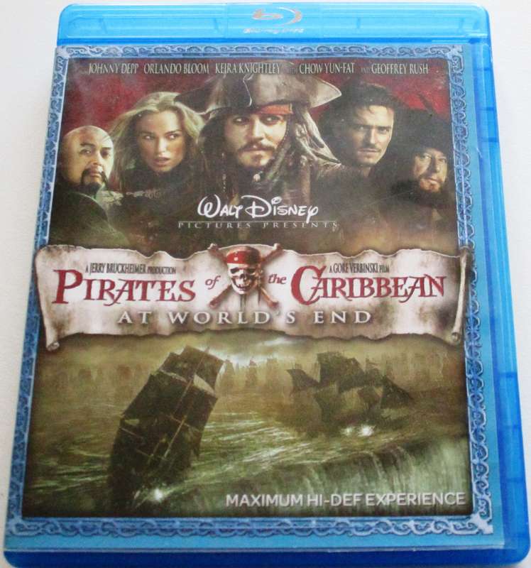 PIRATES OF THE CARIBBEAN At Worlds End Blu Ray [BLU RAY SHELF]