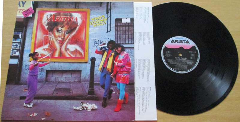 ARETHA FRANKLIN Who's Zooming Who? LP Vinyl Record