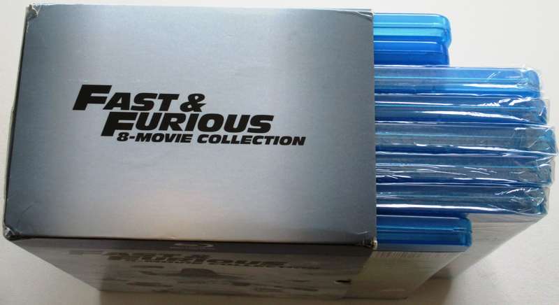 FAST & FURIOUS 8 Movie Collection Blu Ray BOX SET [BLU RAY SHELF]