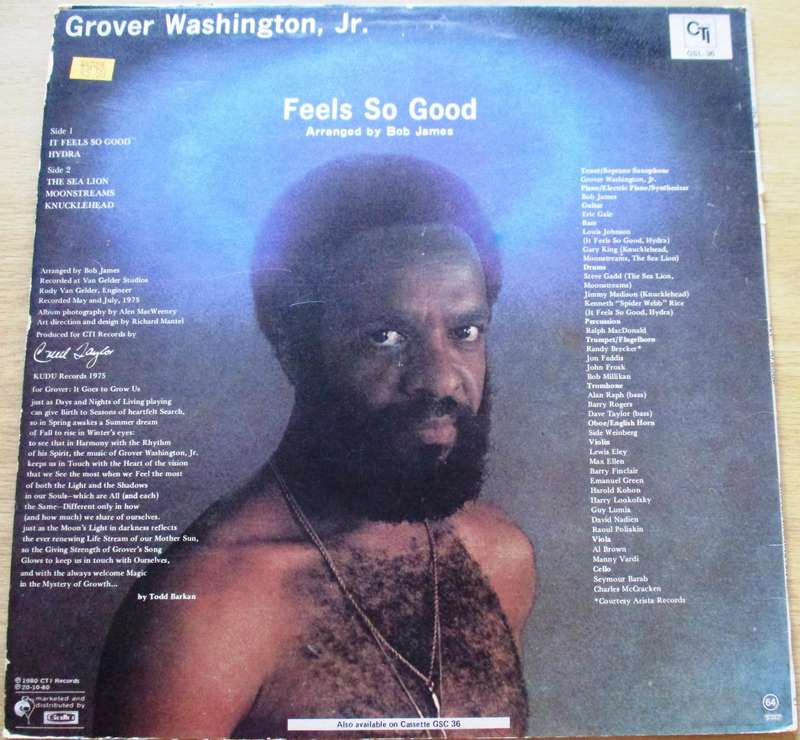 GROVER WASHINGTON JR. Feels So Good arranged by BOB JAMES LP Vinyl Record