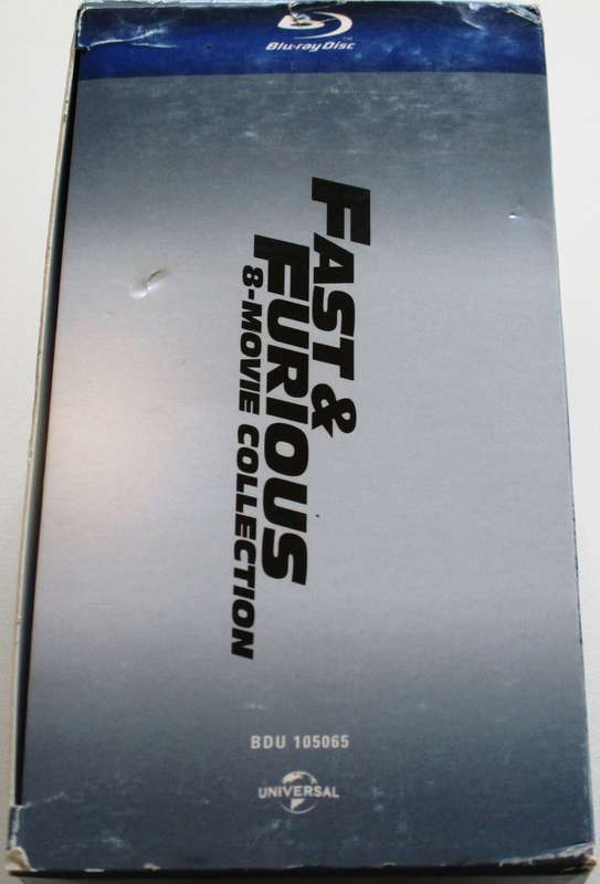 FAST & FURIOUS 8 Movie Collection Blu Ray BOX SET [BLU RAY SHELF]