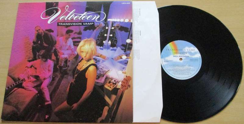 TRANSVISION VAMP Velveteen LP Vinyl Record