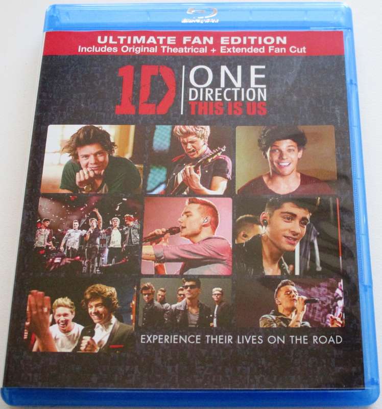ONE DIRECTION This is Us Ultimate Fan Edition Blu Ray [BLU RAY SHELF]