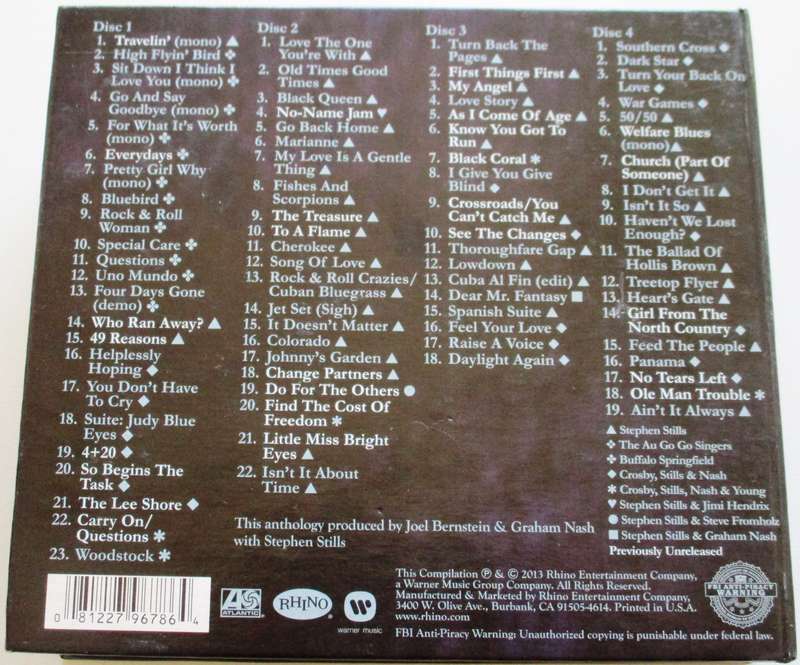 STEPHEN STILLS Carry On 3xCD+DVD+BOOK BOX SET
