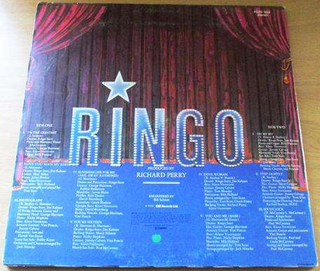 RINGO STARR Ringo 2xLP VINYL Record