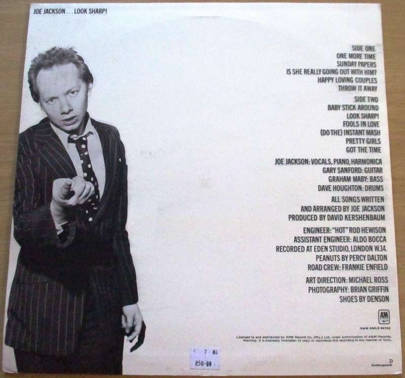 JOE JACKSON Look Sharp! LP Vinyl Record