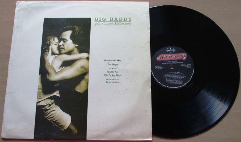JOHN COUGER MELLENCAMP Big Daddy LP Vinyl Record